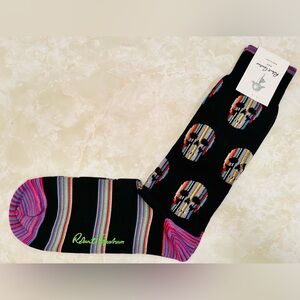Summer 😎 Sale-Robert Graham 
Black Casual Skull Socks
Peruvian Cotton Blend